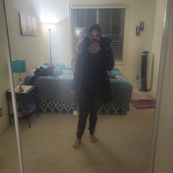 Black zara puffer jacket - Picture 2 of 4